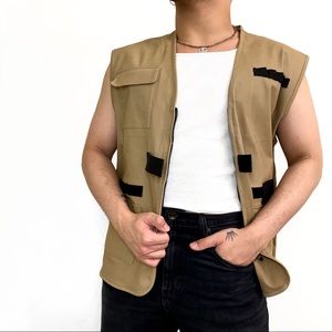 Tan/Beige/Khaki Fashion Nova Men Utility Vest